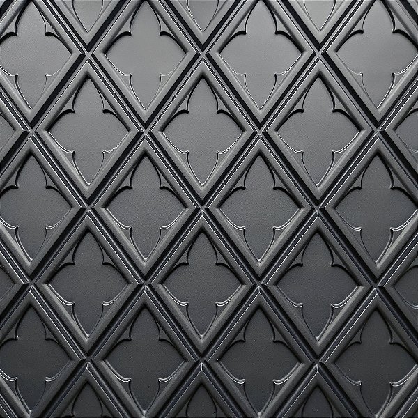 PLACA 3D POLIESTIRENO - VENETO PRETO