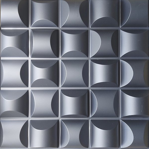 PLACA 3D POLIESTIRENO - PETALAS PRETO