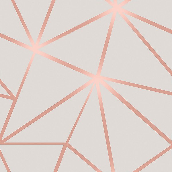 PAPEL DE PAREDE ADESIVO - GEOMÉTRICO- ROSA/ ROSA  - 0,48X3,00