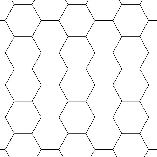 PAPEL DE PAREDE ADESIVO - GEOMÉTRICO - HEXAGONAL - 0,48X3,00
