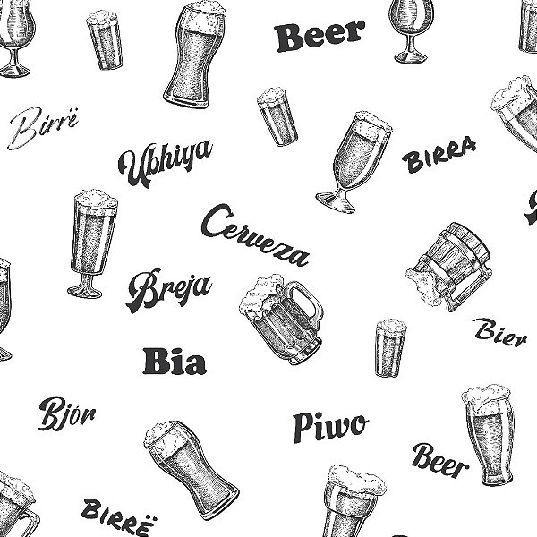 PAPEL DE PAREDE ADESIVO - GOURMET - CERVEZA -  0,48X3,00
