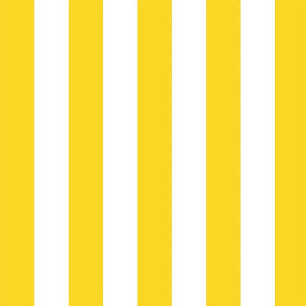 PAPEL DE PAREDE ADESIVO - LISTRAS AMARELO  -  0,48X3,00