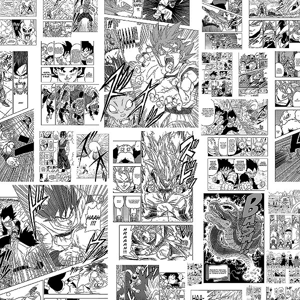 PAPEL DE PAREDE ADESIVO - TEEN - MANGÁ  D. BALL-  0,48X3,00