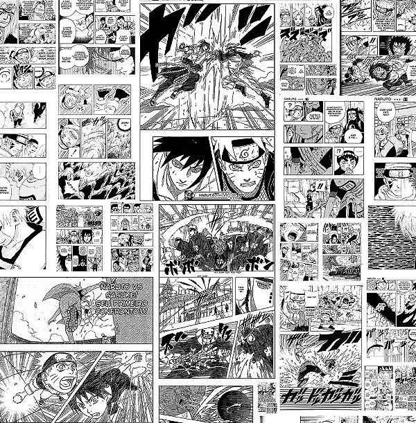 PAPEL DE PAREDE ADESIVO - TEEN - MANGÁ  3 -  0,48X3,00