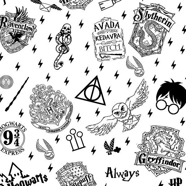 PAPEL DE PAREDE ADESIVO - TEEN - HARRY POTTER -  0,48X3,00