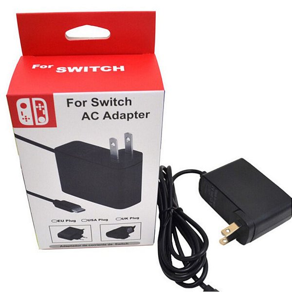 Fonte Carregador Nintendo Switch - Bi-volt