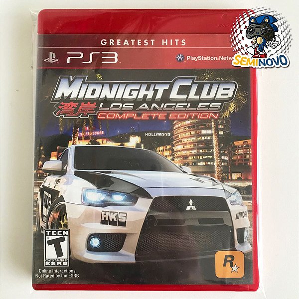 Midnight Club Los Angeles - Complete Edition - PS3
