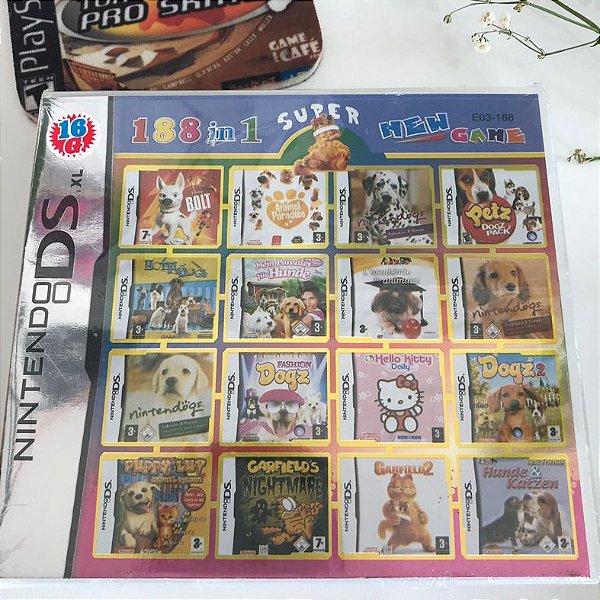 Super 188 jogos em 1 para Nintendo DS, 2DS e 3DS