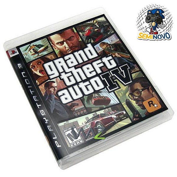 Jogo Grand Theft Auto IV GTA 4 PS3 Usado - Meu Game Favorito