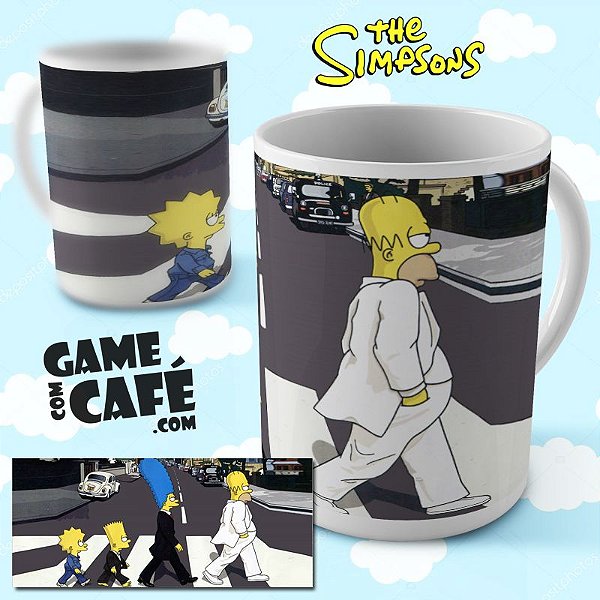 Caneca Simpsons - Abbey Road
