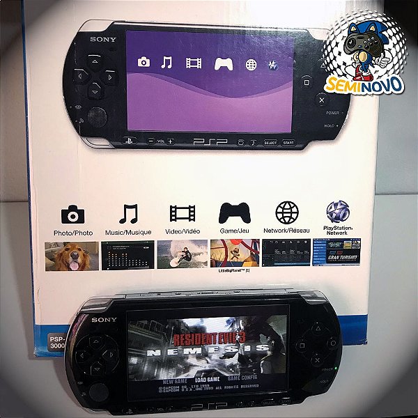Sony PSP 3000 com 5 Jogos