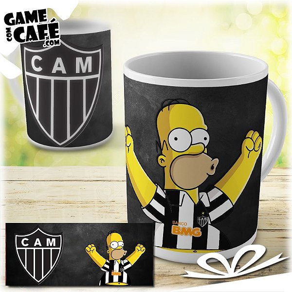 Caneca Homer Simpson - Atlético Mineiro