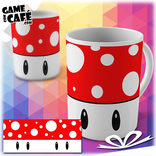 Caneca Cogumelo Vermelho