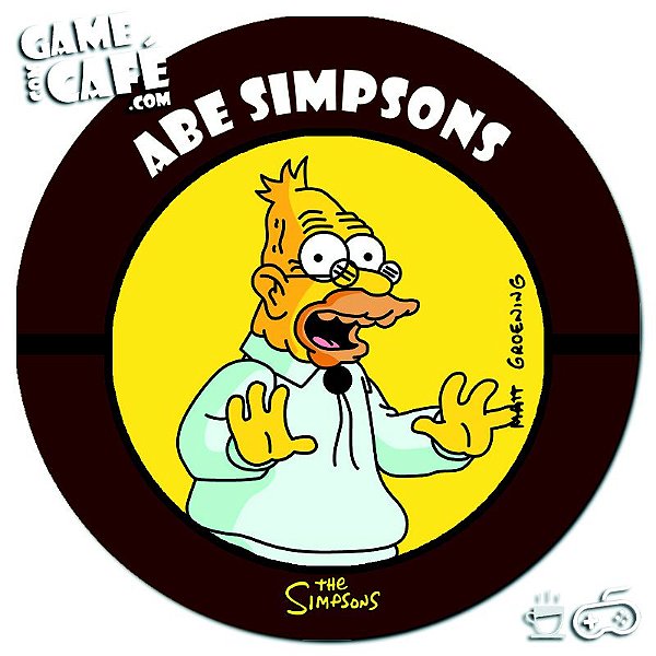 Porta-Copos Vovô Abe Simpsons S94