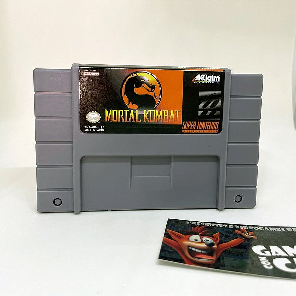 Mortal Kombat - Cartucho Super Nintendo