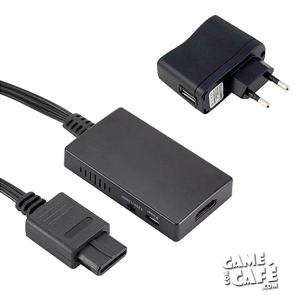Adaptador HDMI Nintendo + Fonte - N64 - SNES - GAMECUBE