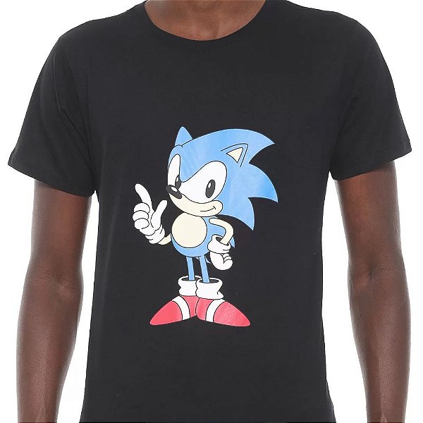 Camiseta do Sonic The Hedgehog da TecToy