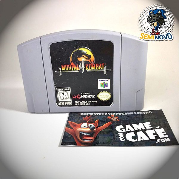 Mortal Kombat 4 - Cartucho Nintendo 64