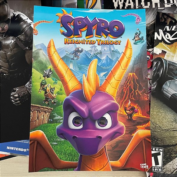 Poster Spyro Trilogia Remasterizada