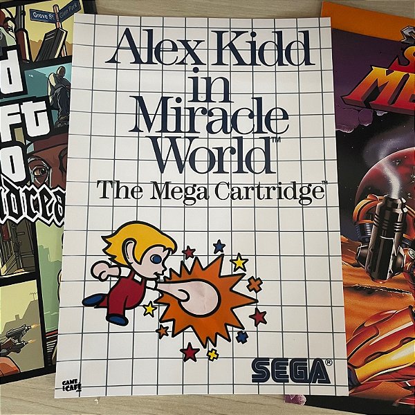 Poster Alex Kidd in Miracle World