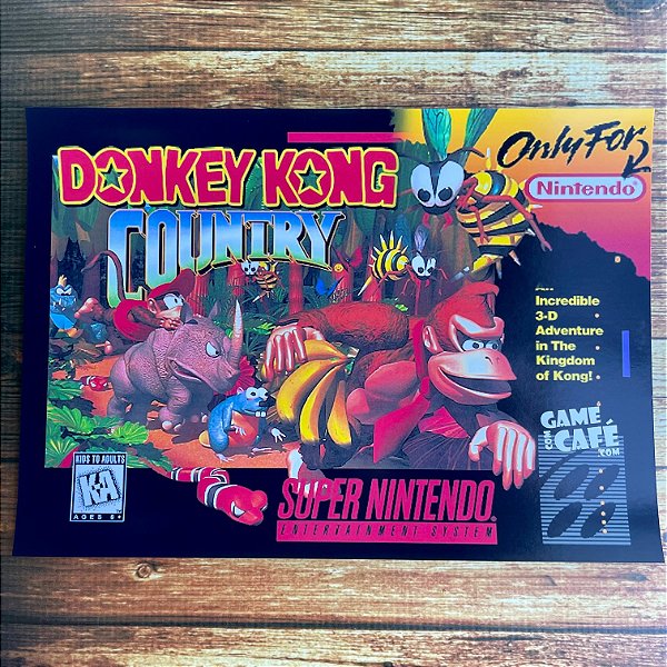 Poster Donkey Kong Country SNES