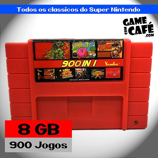 Cartucho 900 Jogos em 1 - Super Nintendo Everdrive