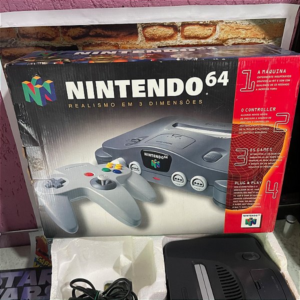 Nintendo 64 na Caixa Original