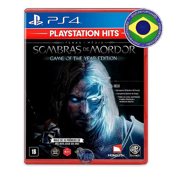Terra Média - Sombras de Mordor - PS4 Hits