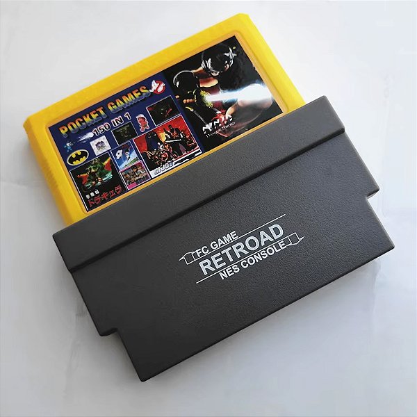 Adaptador NES Nintendinho 72 pinos - Cartuchos Famicom 60 pinos