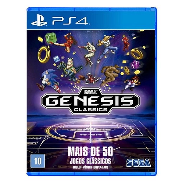 SEGA Genesis Classics - 50 Jogos Mega Drive para PS4