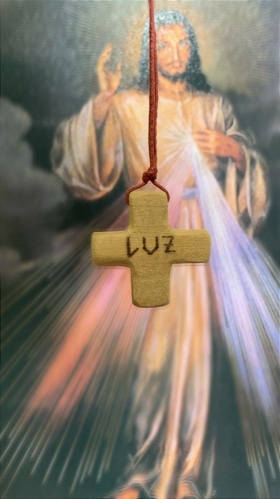 CRUZ ARTESANAL ALIANÇA DE MISERICORDIA