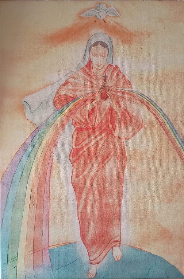 TELA DA IMACULADA DO ESPIRITO SANTO 40X60