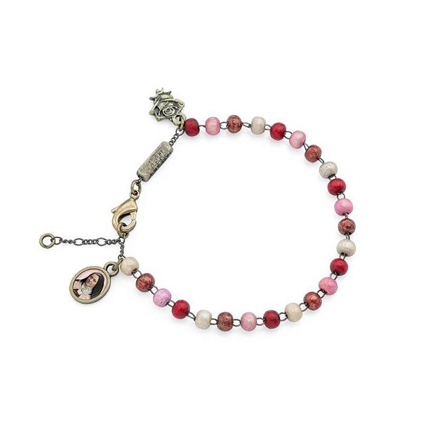 PULSEIRA NOVENA MAD 4MM SANTA TERESINHA