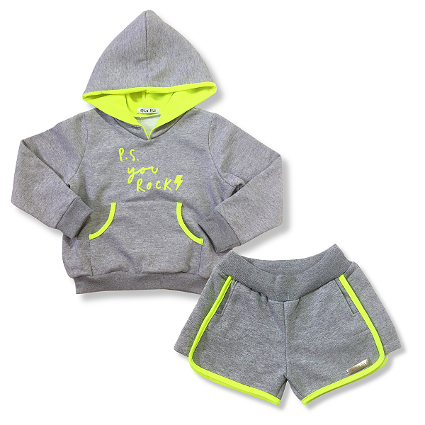 Conjunto Moletom Flanelado