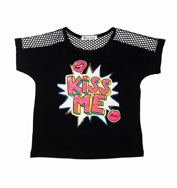 Blusinha Preta Kiss