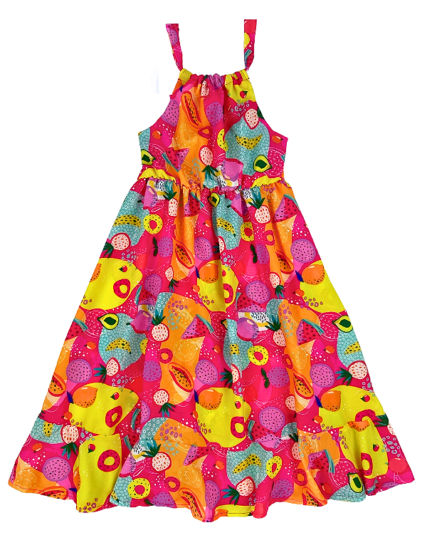 Vestido Midi Estampado
