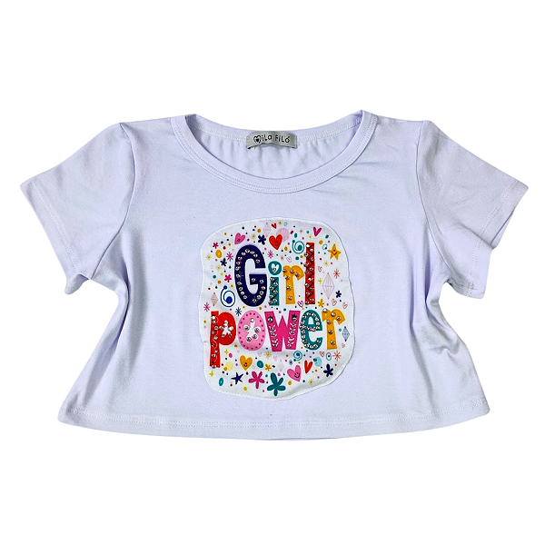 Blusa Cropped Girl Power