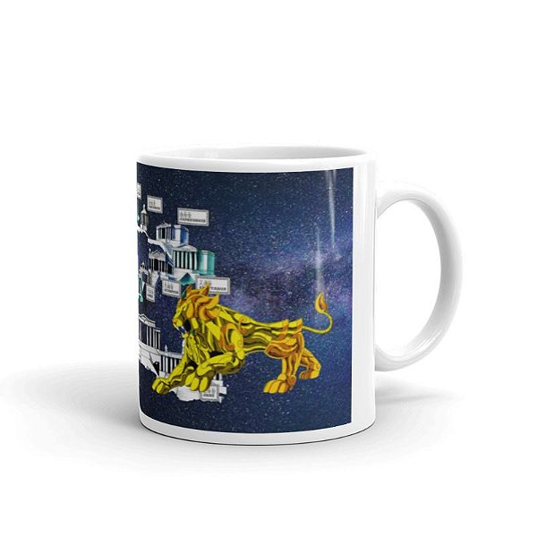 Caneca - Saga das 12 Casas - Aiolia de Leão