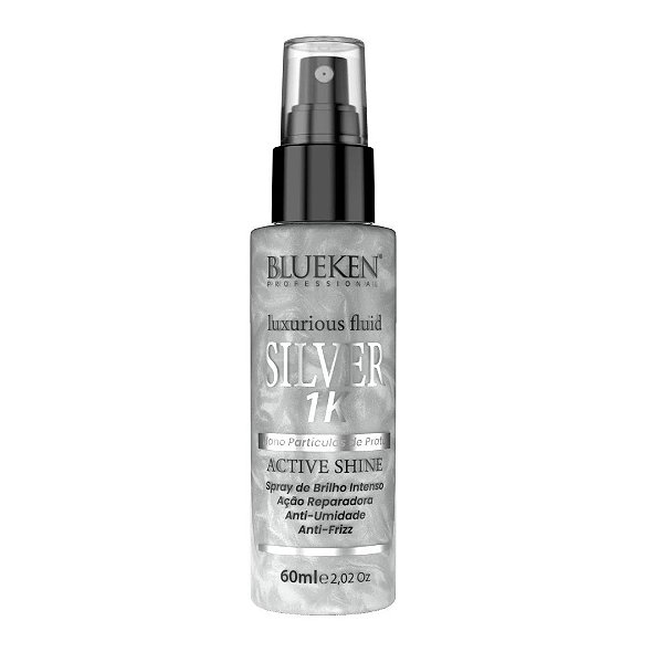 Fluido Spray De Brilho 60ml Blueken Cabelos Brilhosos