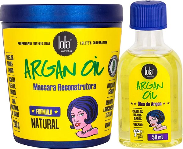 Kit Lola Cosmetics Argan Oil Home Care Duo (2 Produtos)
