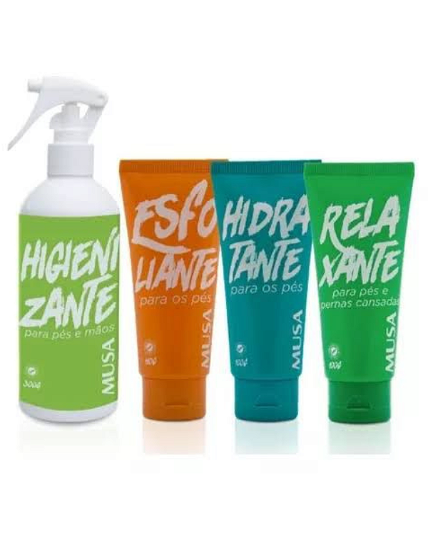 Super Kit Spa Dos Pés Musa 4 Produtos