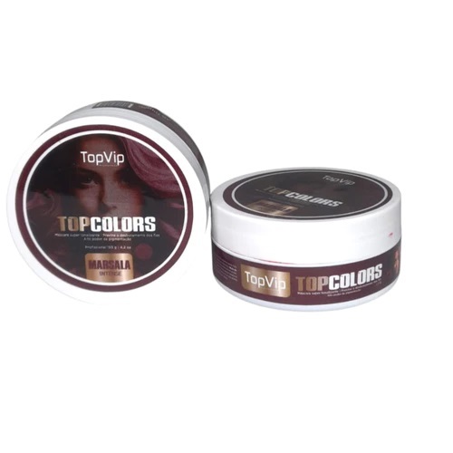 Máscara Matizadora Marsala Vinho Top Vip Colors 155g