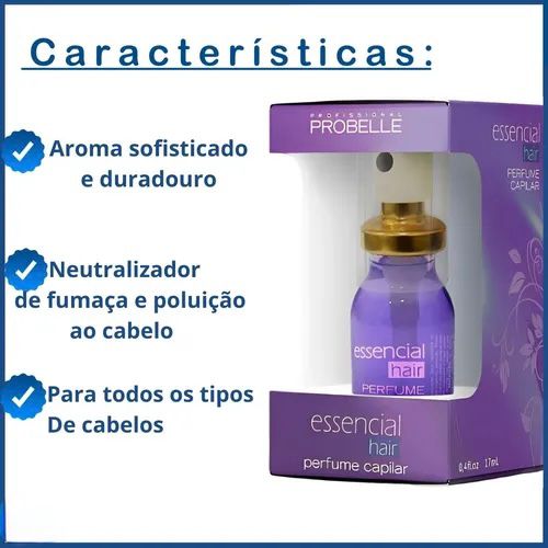 Perfume Capilar Probelle Essencial Hair 17ml