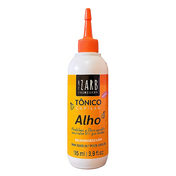 Tônico Extrato de Alho Combate a Caspa e a Queda dos Cabelos Zarb 115ml