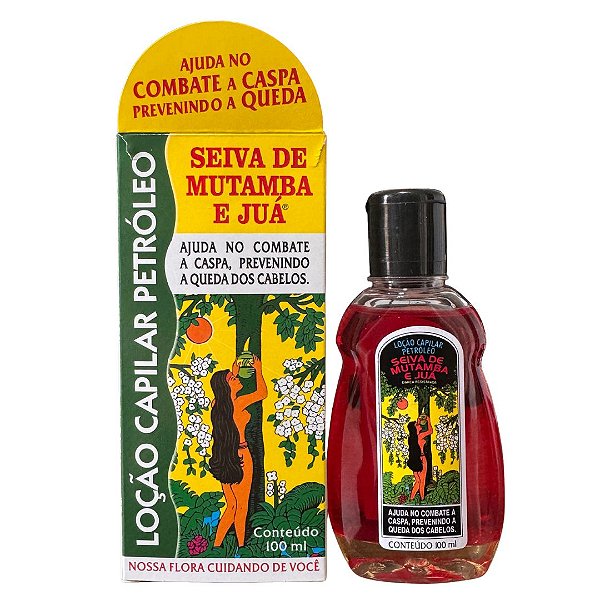 Loção Capilar Petróleo Seiva De Mutamba e Juá Combate Caspa e Previne a Queda Dos Cabelos 100ml