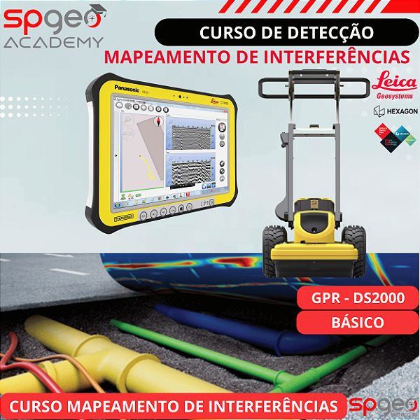 Curso de Georadar - Mapeamento de Interferências com o Leica DS2000 - MÓD. BÁSICO