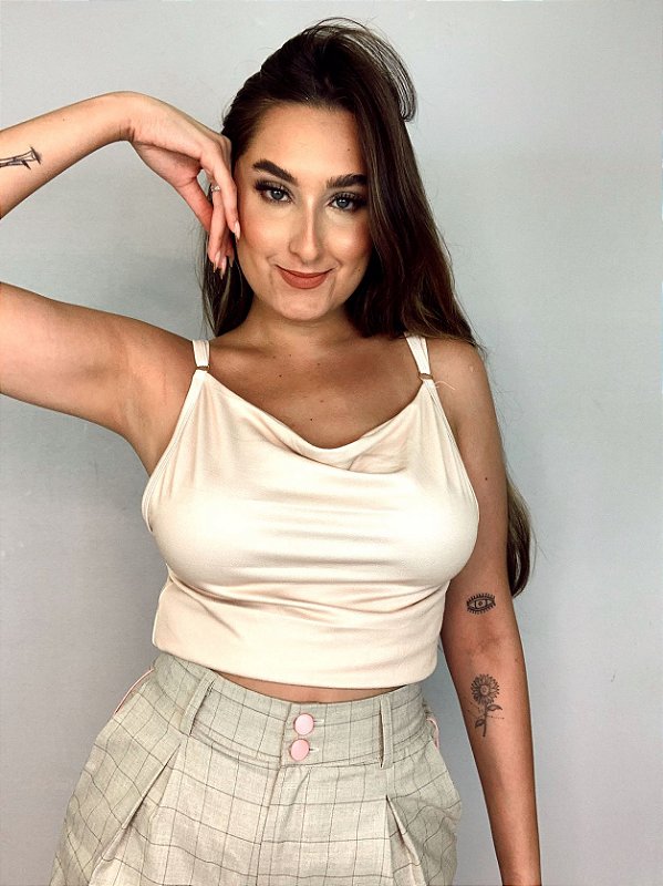Blusa Andreia Nude