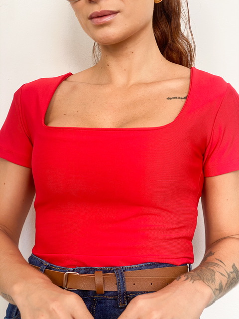 Body Suplex Decote Quadrado Roberta @usemika Feminino