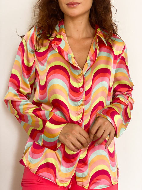 Camisa Crepe Estampado Eduarda @usemika feminino