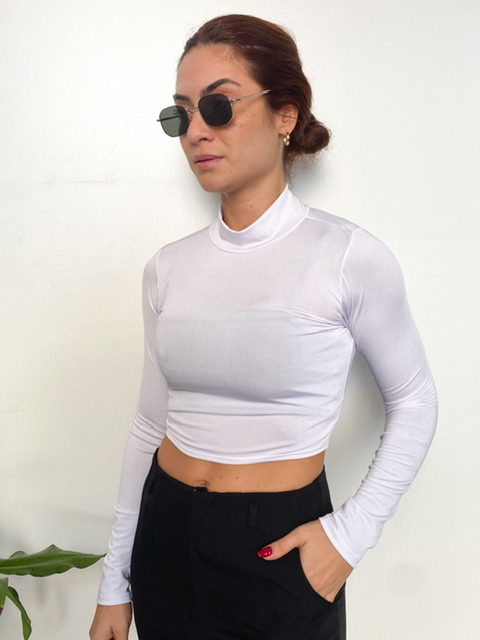 Cropped Suplex Manga Longa Gola Alta Liara @usemika Feminina